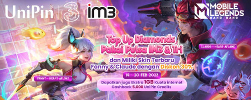 Top Up Diamonds MLBB dengan Pulsa Tri & IM3 Banyak Bonusnya!